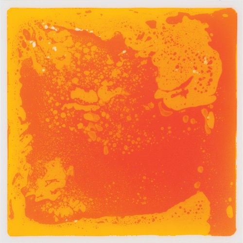 Orange Liquid Tile Mat