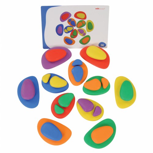 Rainbow Pebbles (36 Pieces)