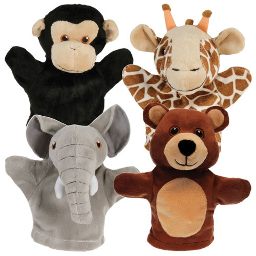 Tiny Friends Zoo Puppets (Set of 4)