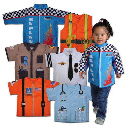 When I Grow Up Career Toddler Set (6 Polyester Dramatic Play Costumes)
