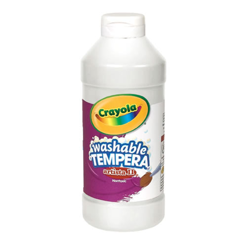Crayola® Artista ll Washable Tempera Paint (16 oz): White