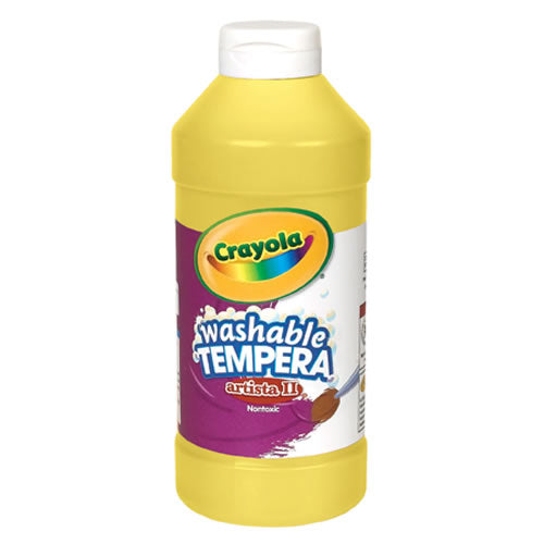 Crayola® Artista ll Washable Tempera Paint (16 oz): Yellow